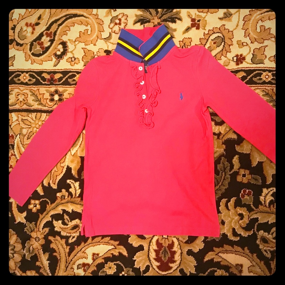 Ralph Lauren ⭐️ like new ⭐️long sleeve, sz 6 tee